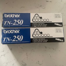 Genuine Brother Toner Cartridges TN-250 - NEW IN BOXES - Sealed Foil Lot Of 2 picture