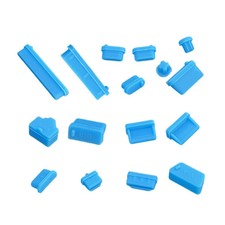 16Pcs Protective USB Ports Anti-Dust Plug Cover Stopper for Laptop Dustproof picture