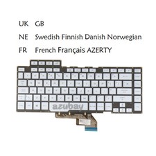 Laptop Keyboard For ASUS ROG ZEPHYRUS S GX502 GX502GV GX502GW, RGB Backlit, Blue picture