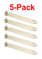 PCI Slot Blank Cover Plate Case Bracket Standard Height (5-Pack) picture