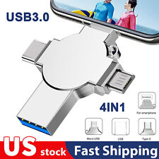 2TB USB 3.0 Flash Drive OTG Memory Photo Stick Type C For iPhone Samsung Android picture