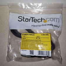 StarTech.com 6ft (1.8m) PXT101UK      UK Power Cable, 18AWG, BS 1363 to C13, 13A picture