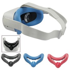 For Quest 2 VR Headset Glasses Silicone Mask Cover Helmet Eye Mask Cover Parts @ picture