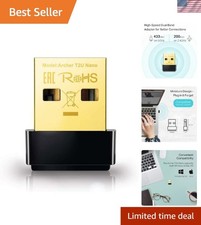 Compact Nano AC600 USB WiFi Transceiver for Fast 2.4G/5G Internet Connection picture