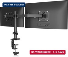 Suptek Dual Monitor Desk Mount, Adjustable Dual Monitor Arm for 2 Computer Scree picture