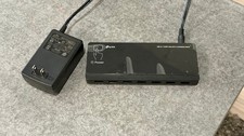 Used TP-Link UH720 USB 3.0 7-Port Hub w/ 2 Charging Ports + Adapter picture