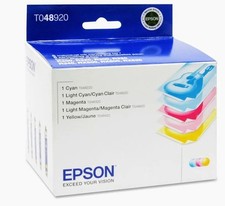 Epson T048920 Multipack 5 Color Ink Cartridges Old Stock picture