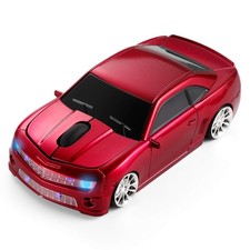 BKLNOG Wireless Car Mouse [Updated] with LED Headlights, 1600 DPI Sports Car ... picture