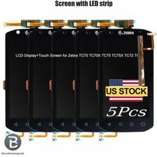 5-Packs LCD Display+Touch Screen for Zebra TC77 USA picture