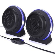 LED Gaming Speakers with In-Line Volume Control & Powerful 5W Drivers picture
