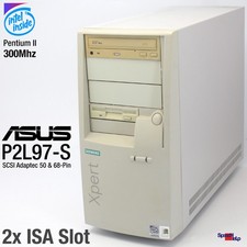 2x ISA ASUS P2L97-S PC COMPUTER PENTIUM II 2WINDOWS ME SE PARALLEL LPT SCSI picture
