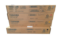 Genuine Toshiba KCMY Toner Set (TFC75) picture