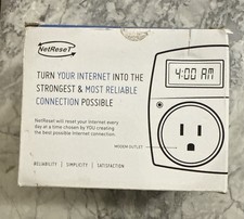 NetReset Digital Automatic Timer Outlet Router & Modem Faster Internet picture