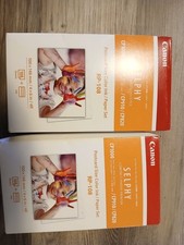 Lot of 2 Canon SELPHY RP-108 Color Ink / Paper Set 4x6 Postcard 216 Sheets NEW picture