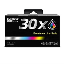 Eurotone 30x Ink Cartridge Compatible for Brother J152wr +Lc123 Multicolour picture