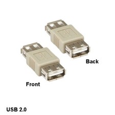 Kentek USB 2.0 Female to Female Adapter Type A Extender Connector PC Laptop HDD picture