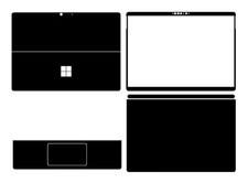 Carbon fiber Vinyl Sticker Decal Skin Cover for Microsoft Surface Pro X 13