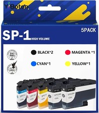 SP-1 SP01 Sublimation Ink Cartridges 5-Pack SP01BKS SP01CS SP01MS SP01YS In... picture