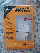 Fellowes Laser Printer Cleaning Sheets 12 Applications picture
