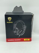 Nubwo U3 3.5mm Black Gaming Headset For PC PS Xbox Mac iPad Switch picture