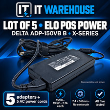 5x Bulk Lot Delta ADP-150VB B 19.5V 7.7A 150W Elo X-Series POS AC Adapter 7.4mm picture