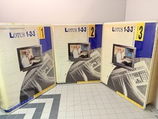 Lotus 1-2-3 Release 2.2 Video Training Volumes 1-3 Set VHS Floppy Disks Anderson picture