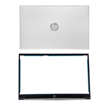 Silver Back Cover/Bezel/Hinges For HP Pavilion 15Z-EH 15-EH 15-EG Top M08901-001 picture