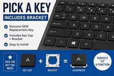 Hp Stream 11 Pro G4 EE Windows Laptop Keyboard Key Replacement w/Bracket picture