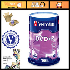 100 Pack DVD+R 4.7GB 16x Recordable Discs - AZO Technology, High-Speed Media picture