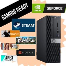 Gaming Dell Desktop Computer PC i7-8700 NVIDIA GT up to 32GB RAM 2GB SSD W11 BT picture
