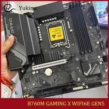 FOR GIGABYTE B760M GAMING X WIFI6E GEN5 DDR5*4 256GB Micro ATX Ｍotherboard Test picture