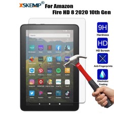 2Pc for Amazon Fire HD 8 Plus 10th 12th Gen Tempered Glass Screen Protector Flim picture
