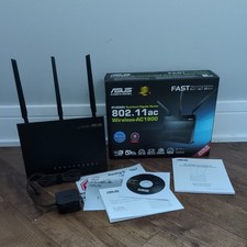 ASUS RT-AC68U AC1900 Dual Band Gigabit WiFi Router AiMesh AiRadar AiCloud picture