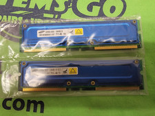 LOT OF 2 Samsung 2 x 128MB (256MB) RIMM Memory MR16R0828AN1-CK7 KMMR18R88AC1-RK7 picture
