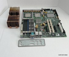 INTEL Server Board S5000VSA DA0T75MB6G4 LGA771 D52032-712 W/ 2* intel cpu picture
