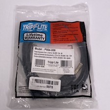 Tripp Lite P004-006 6ft 18AWG Power cord (IEC-320-C14 to IEC-320-C13) picture