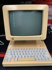 Apple IIc With Monochrome Monitor Yellowed Works I think Vintage Retro Apple II picture
