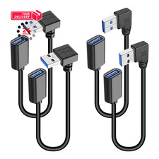 UCEC 90 Degree USB 3.0 Extension Black-Up & Down, Left & Right Angle Update picture
