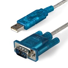 StarTech 3ft (91cm) 1-Port USB to RS232 DB9 Serial Adapter Cable, USB to Seri... picture