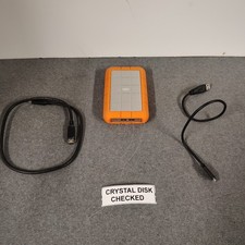LaCie Rugged 500GB USB & FireWire Portable Hard Drive - RUFWU3B - LOW HOURS picture