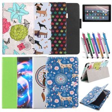 For Amazon Kindle Fire Max 11 7 8 10 inch Tablet Folio Leather Stand Case Cover picture