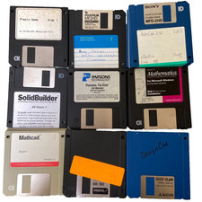 Software Lot 3.5” Planix Home Autocad Mathematica MathCad DesignCad SolidBuilder picture