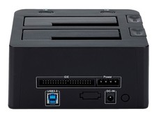 StarTechcom USB HDD Dock for SATA+ IDE to 2 Slot Dock USB 3.0 for SSD/HDD SATA picture