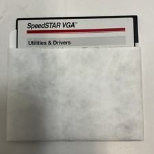 Speedstar VGA Utility & Drivers 5.25” Disk 2 of 2 only ElectronicsRecycledCom picture