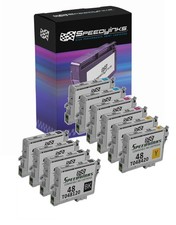 For Epson Set of 10 Pack T048 Ink Cartridges 4x T0481 & 2x T0482 T0483 T0484 picture