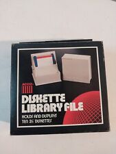 Vintage Acco Diskette Library File Holds & Displays Ten 10 Micro Diskettes 50776 picture
