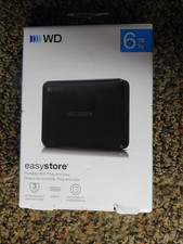 WD Easystore 6TB Portable External Hard Drive, USB 3.2 Gen 1, WDBR8M0060BBK-WESN picture