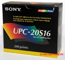 2 x Sony UPC 20S16 (Colour) Paper + Cartridge / Printing Pack Last Chance picture