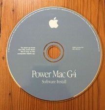 Vintage 1999 Macintosh Mac Power Mac G4 OS 9 Software Installation CD Disc picture