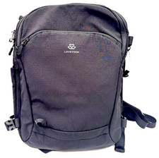 LOVEVOOK Travel Laptop Backpack Black Adjustable Straps Unisex New picture